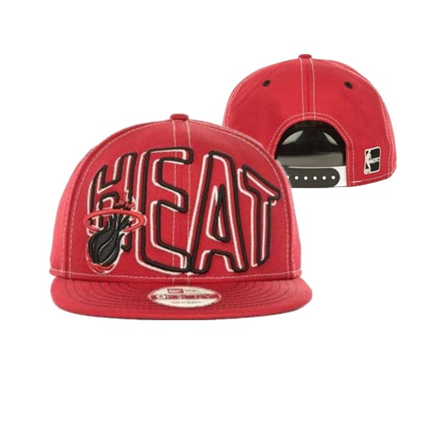 NBA Miami Heat NE Snapback Hat #141